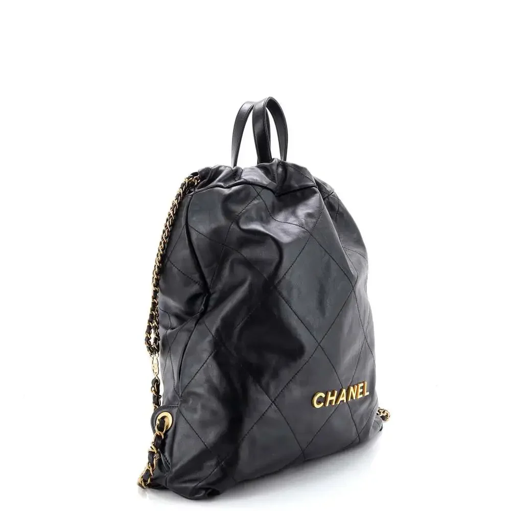 Chanel 22 Chain Backpack Quilted #255402C49B - Picture 2 of 6